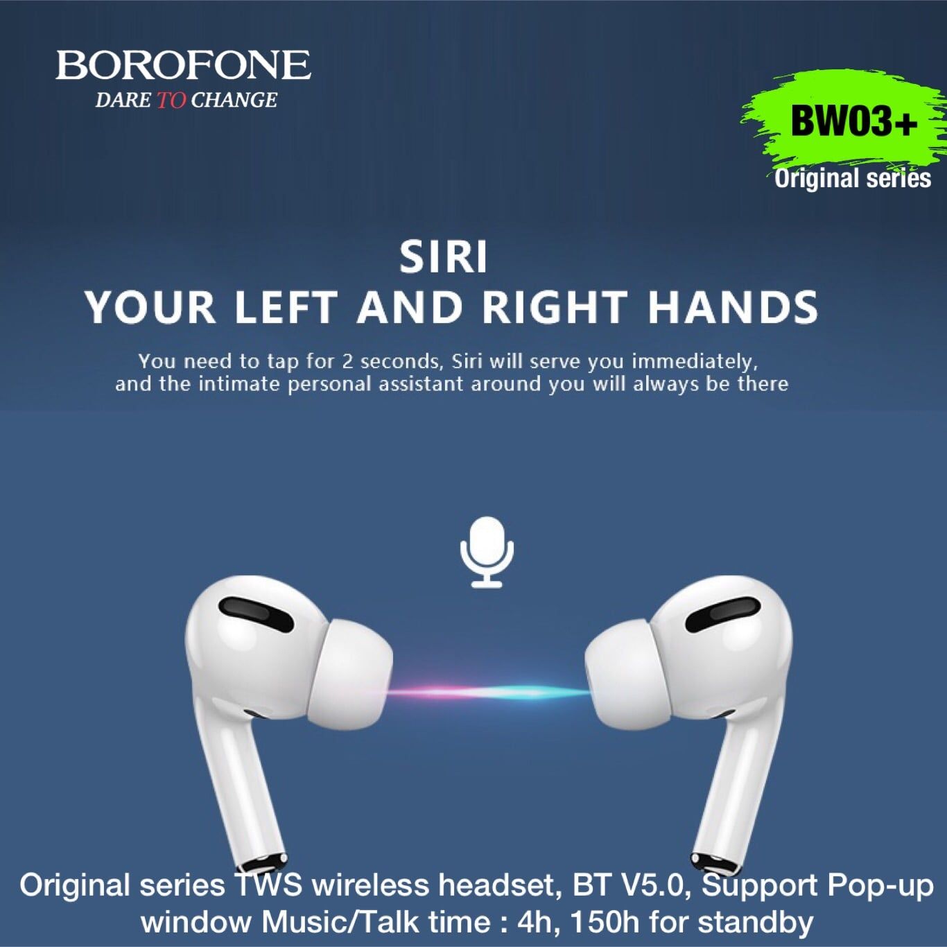 Tai nghe Bluetooth TWS Borofone BW03