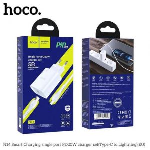 Bộ sạc Typec - Lightning Hoco N14