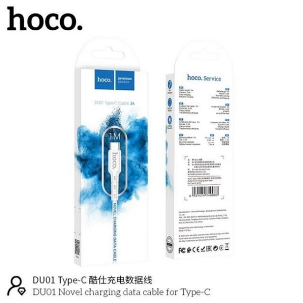 Dây Cáp Sạc Nhanh Typec Hoco DU01