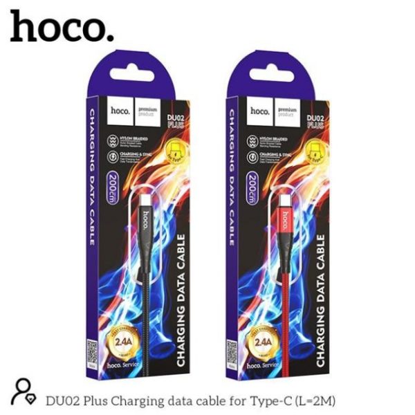 Dây Cáp Sạc Nhanh Typec Hoco DU02 2m