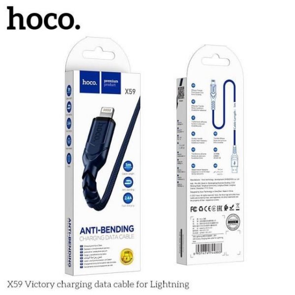 Dây Cáp Sạc Nhanh Lightning Hoco X59