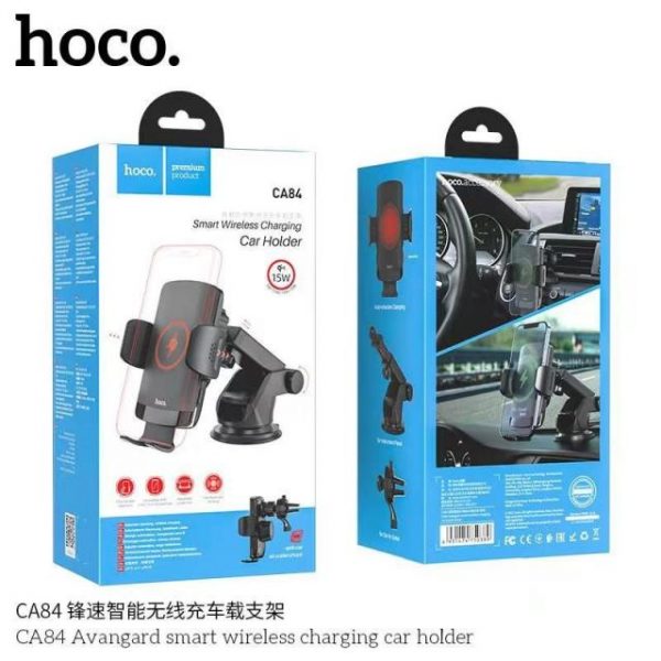Giá đỡ ô tô kiêm sạc không dây Hoco CA84