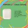 Airpods 2 rep 1:1  chip louda 1536U hồng ngoại check setting