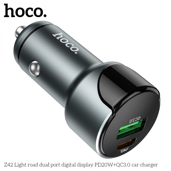 Tẩu sạc ô tô Hoco Z42