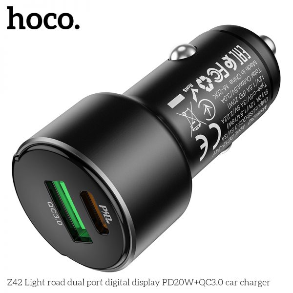 Tẩu sạc ô tô Hoco Z42