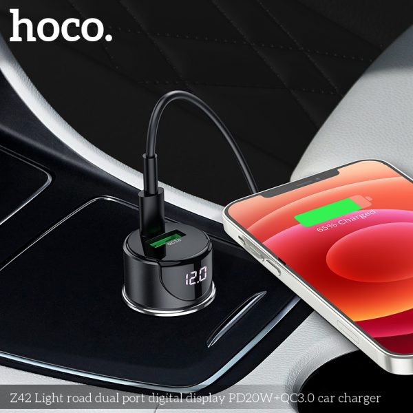 Tẩu sạc ô tô Hoco Z42